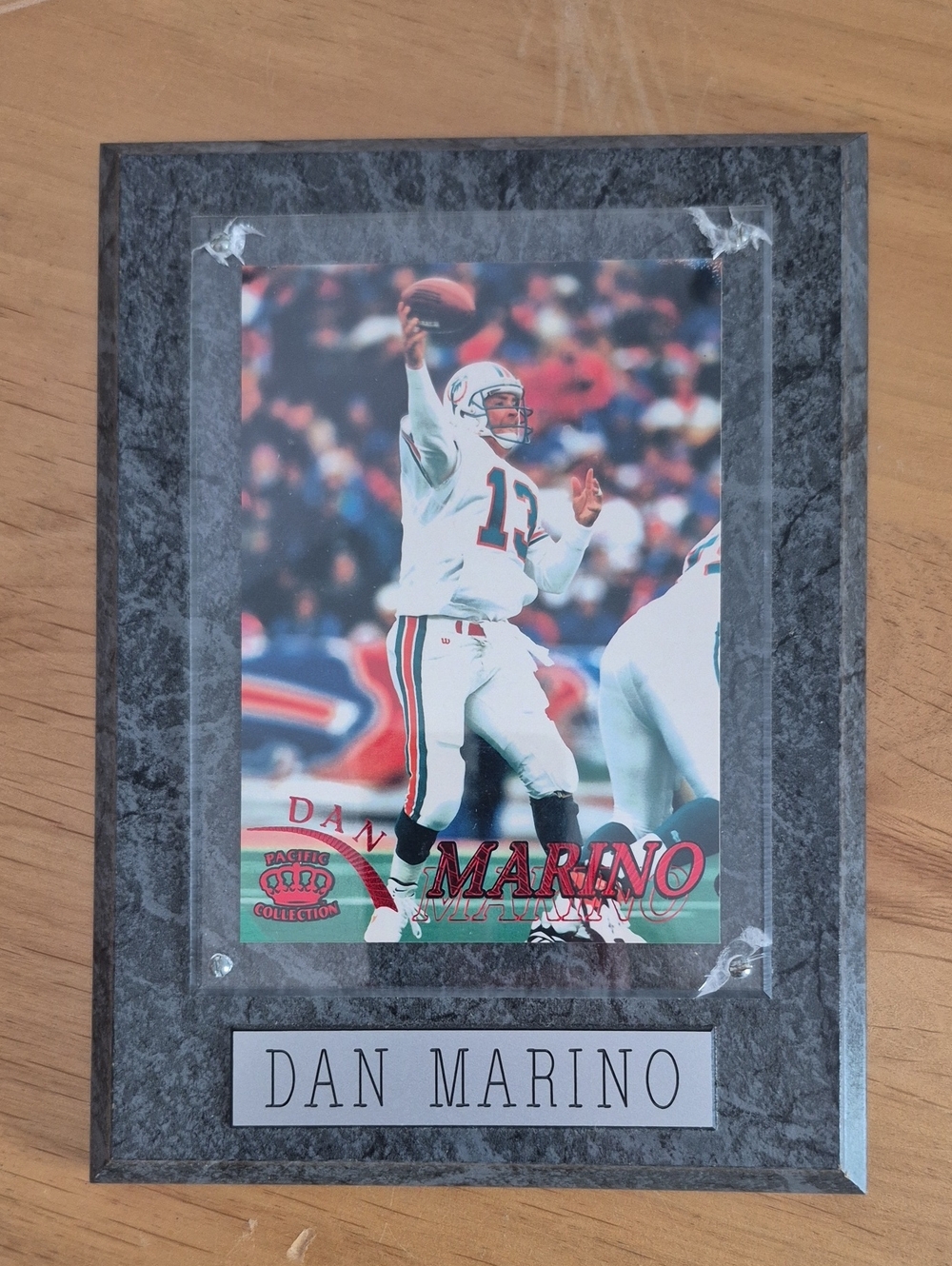 Dan Marino Framed Sports Plaque - Gray